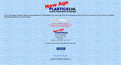 Desktop Screenshot of newageplastics.com